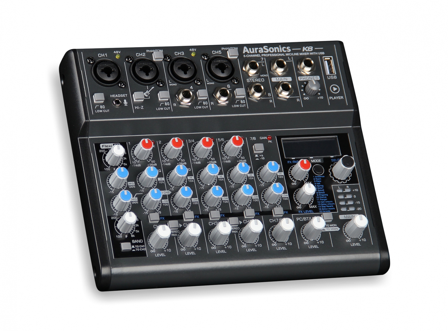 AuraSonics K8 компактный микшерный пульт в Волгоградской области