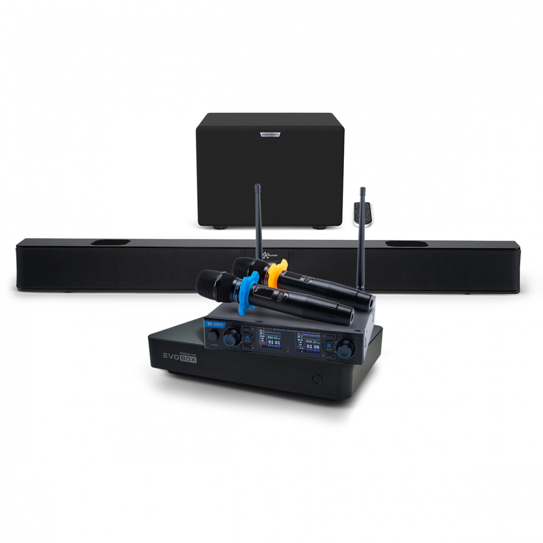 Hi-End караоке-система EVOBOX Premium + EvoSoundBar (саундбар с караоке) в Волгоградской области