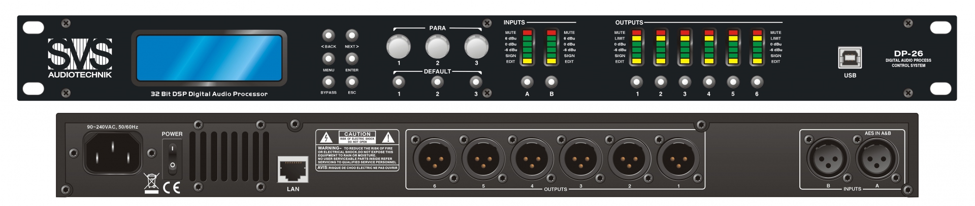 SVS Audiotechnik DP-26 Цифровой процессор: 2 входа 6 выходов в Волгоградской области