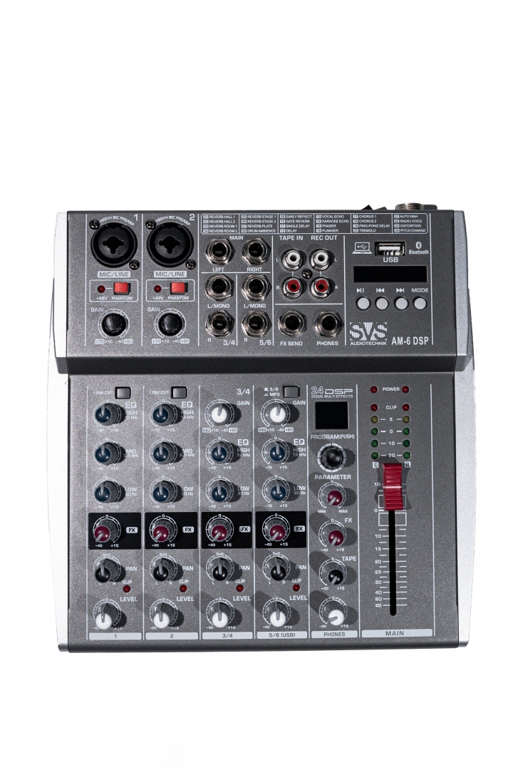 SVS Audiotechnik mixers AM-6 DSP Микшерный пульт аналоговый, 6-канальный SVS Audiotechnik mixers в Волгоградской области