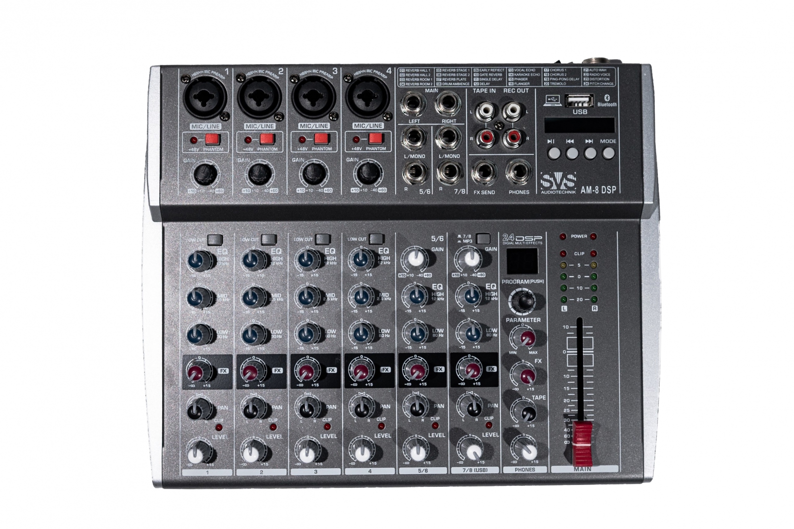 SVS Audiotechnik mixers AM-8 DSP Микшерный пульт аналоговый, 8-канальный в Волгоградской области